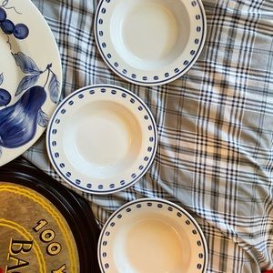 3 Piece set antique Italian bowls